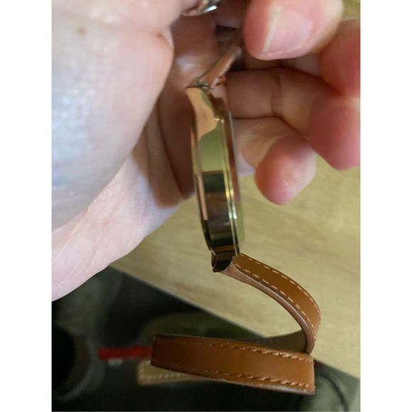 Stuhrling Soiree Deauville 23K Gold Fused SS Sport Watch, Leather Wrap Band - Picture 12 of 12